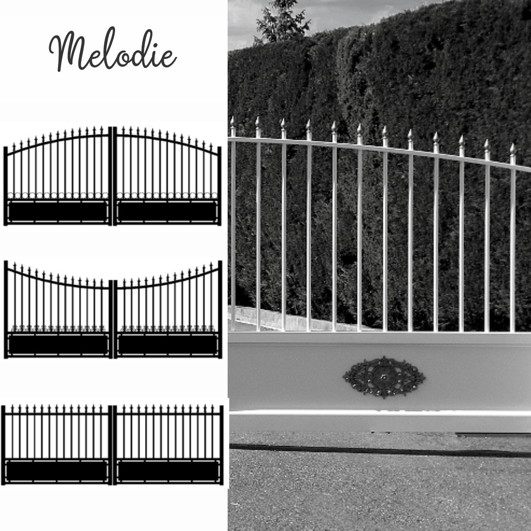 Ornate Aluminium Gates - Aluminium Gates Direct