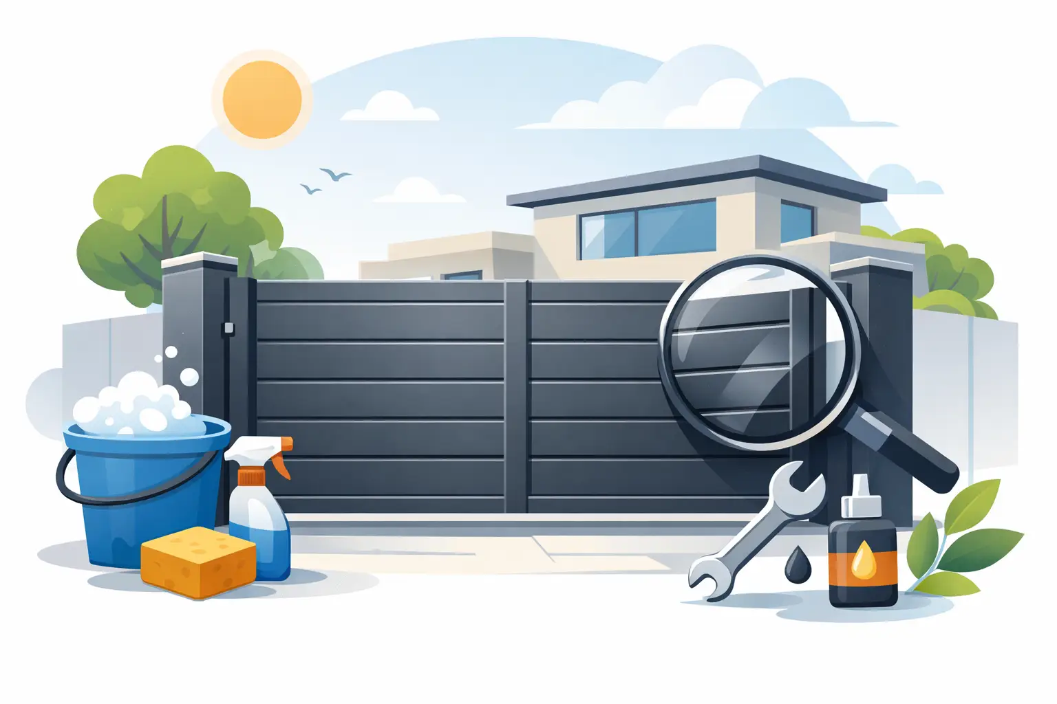 Are Aluminium Gates Maintenance Free?