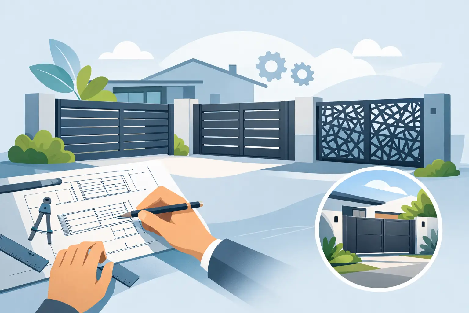 Bespoke Aluminium Gate Design That Works