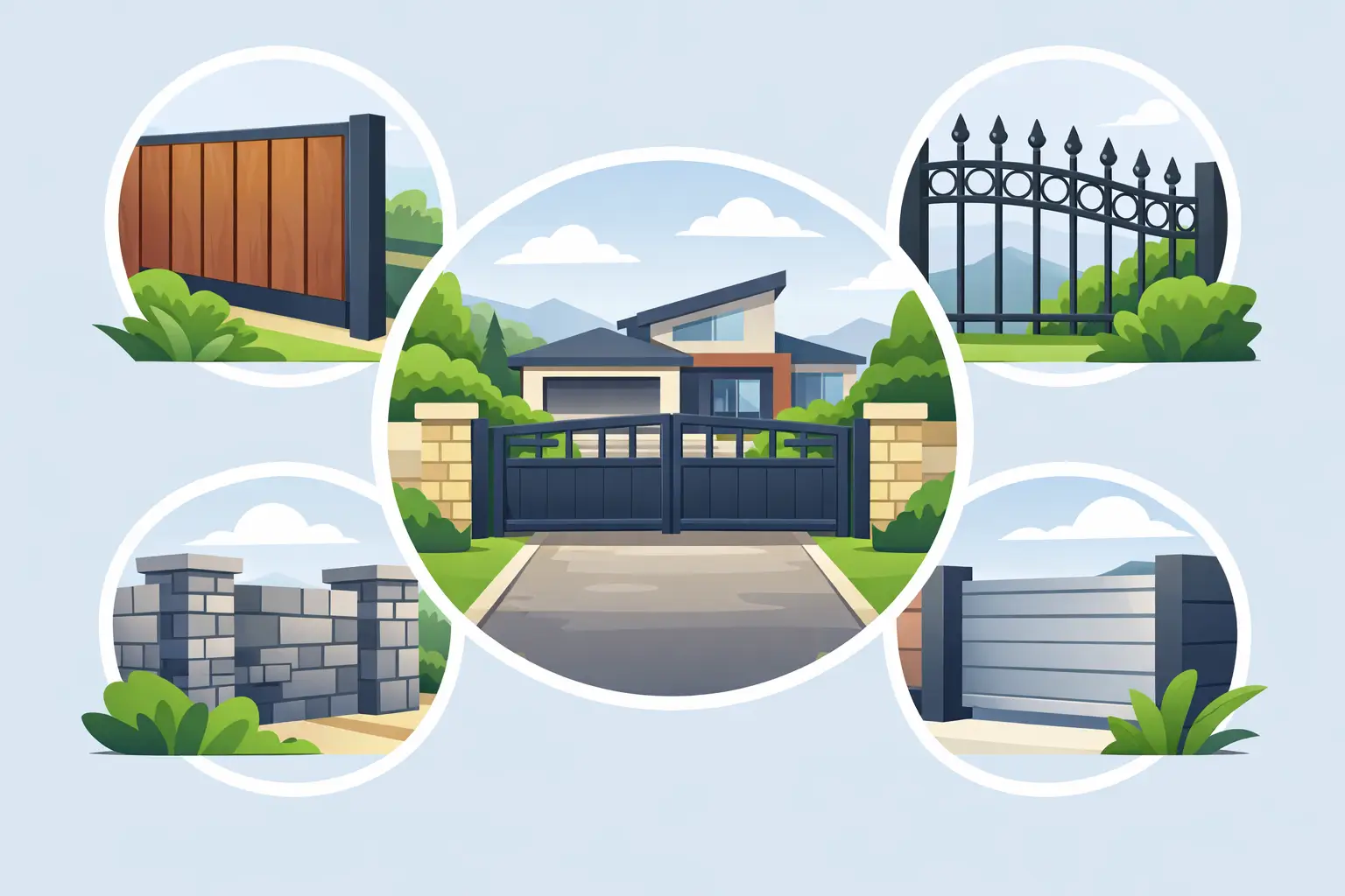 Best Driveway Gate Materials Compared