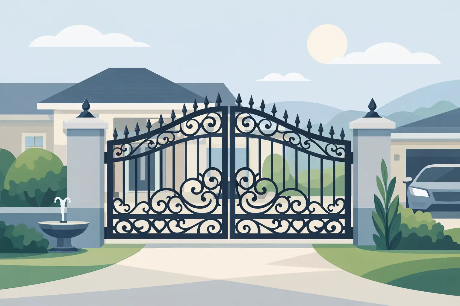 Choosing Ornate Aluminium Gates for Your Home