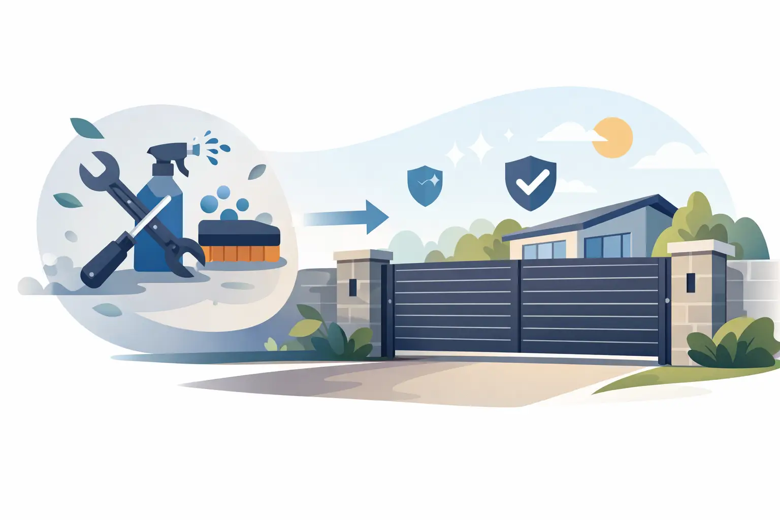 Maintenance Free Driveway Gates Explained