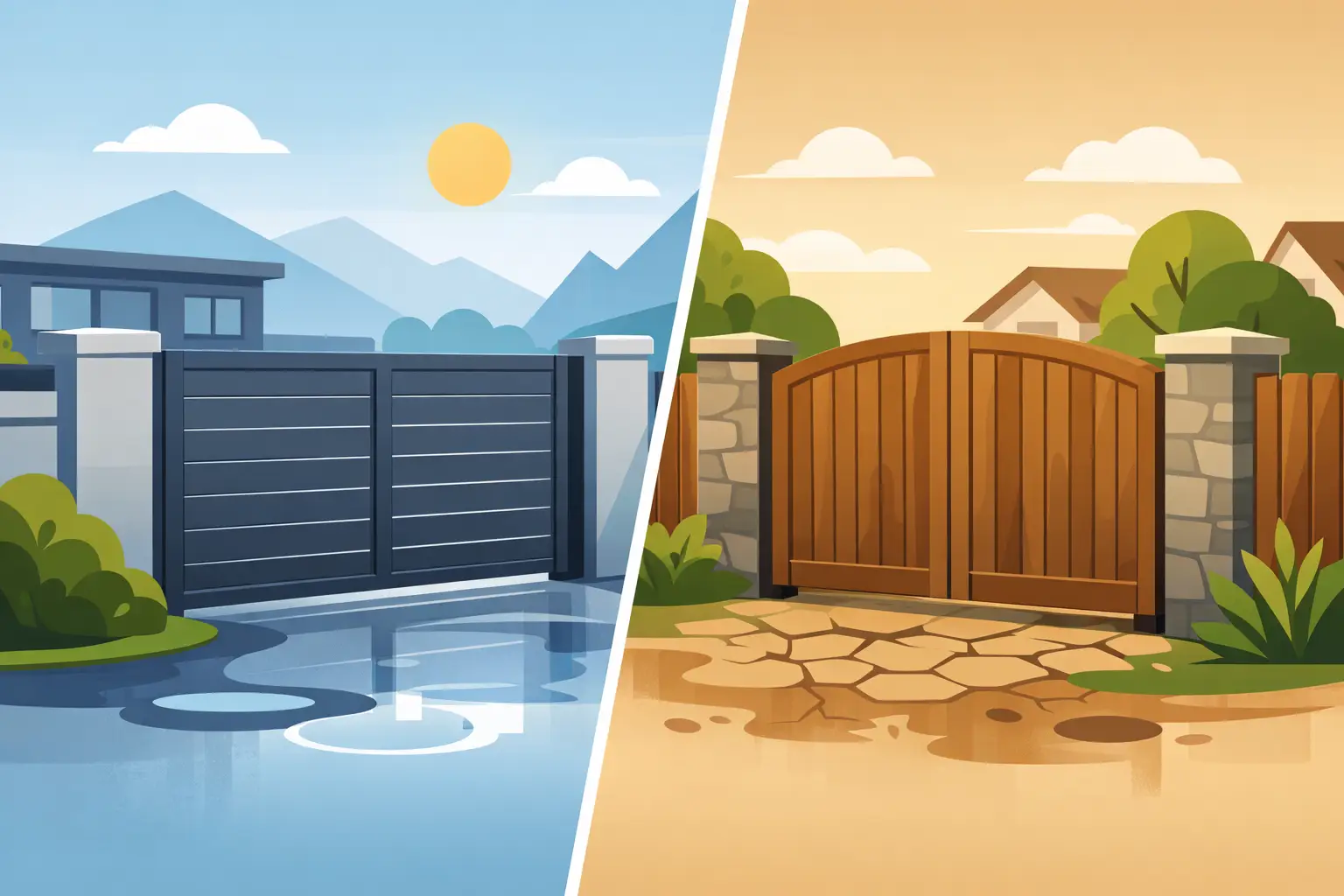 Aluminium vs Wooden Gates: Which Lasts Better?
