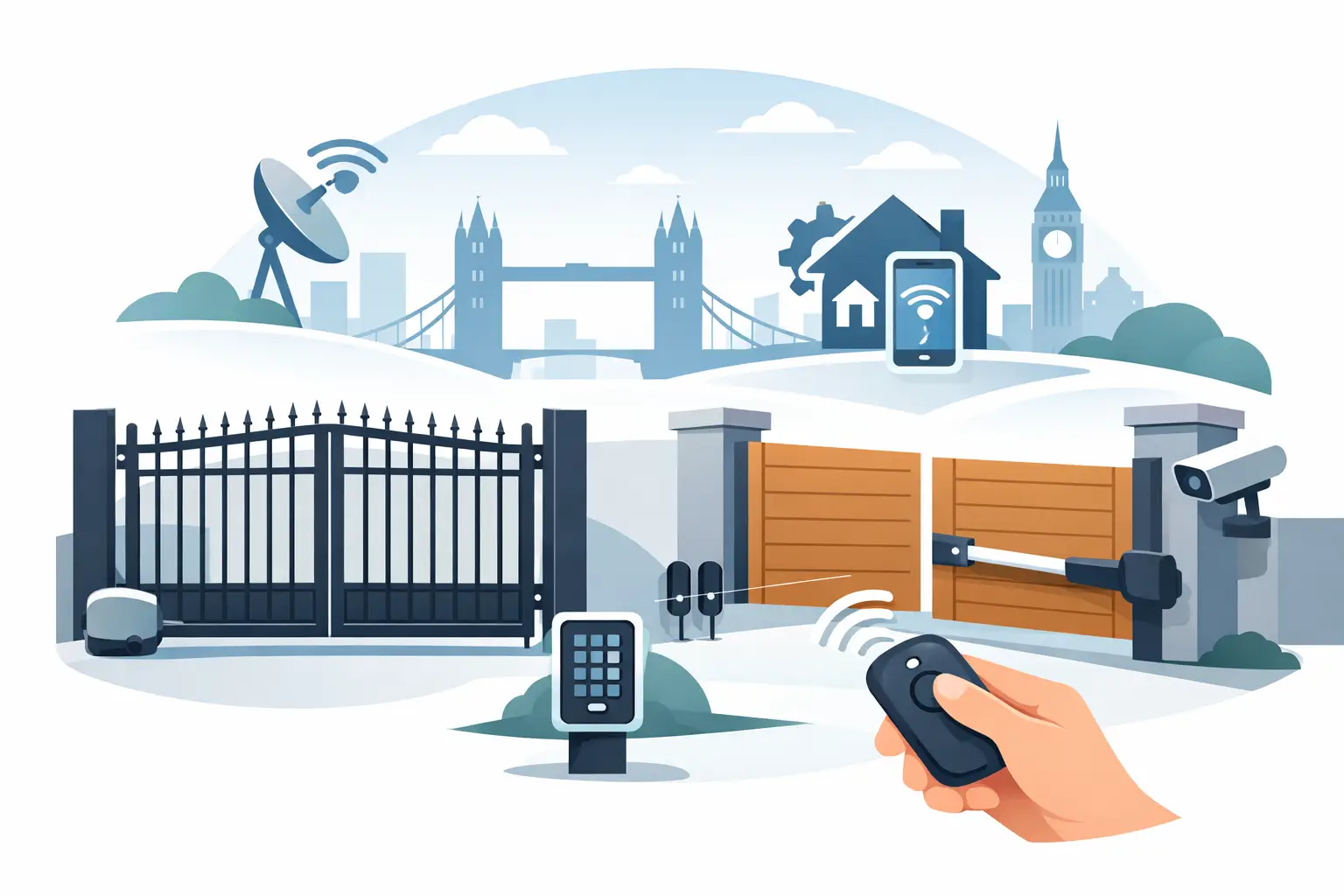 Best Gate Automation Systems for UK Gates