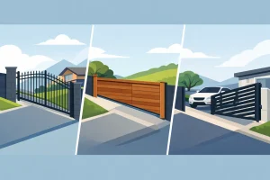 Best Gates for Sloped Driveways