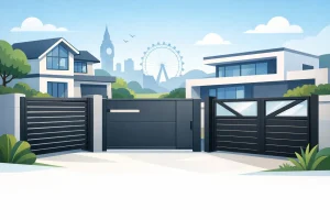 Aluminium Gate Design Trends for UK Homes