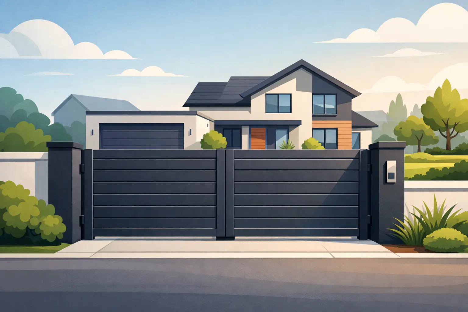 How Aluminium Gates Improve Kerb Appeal