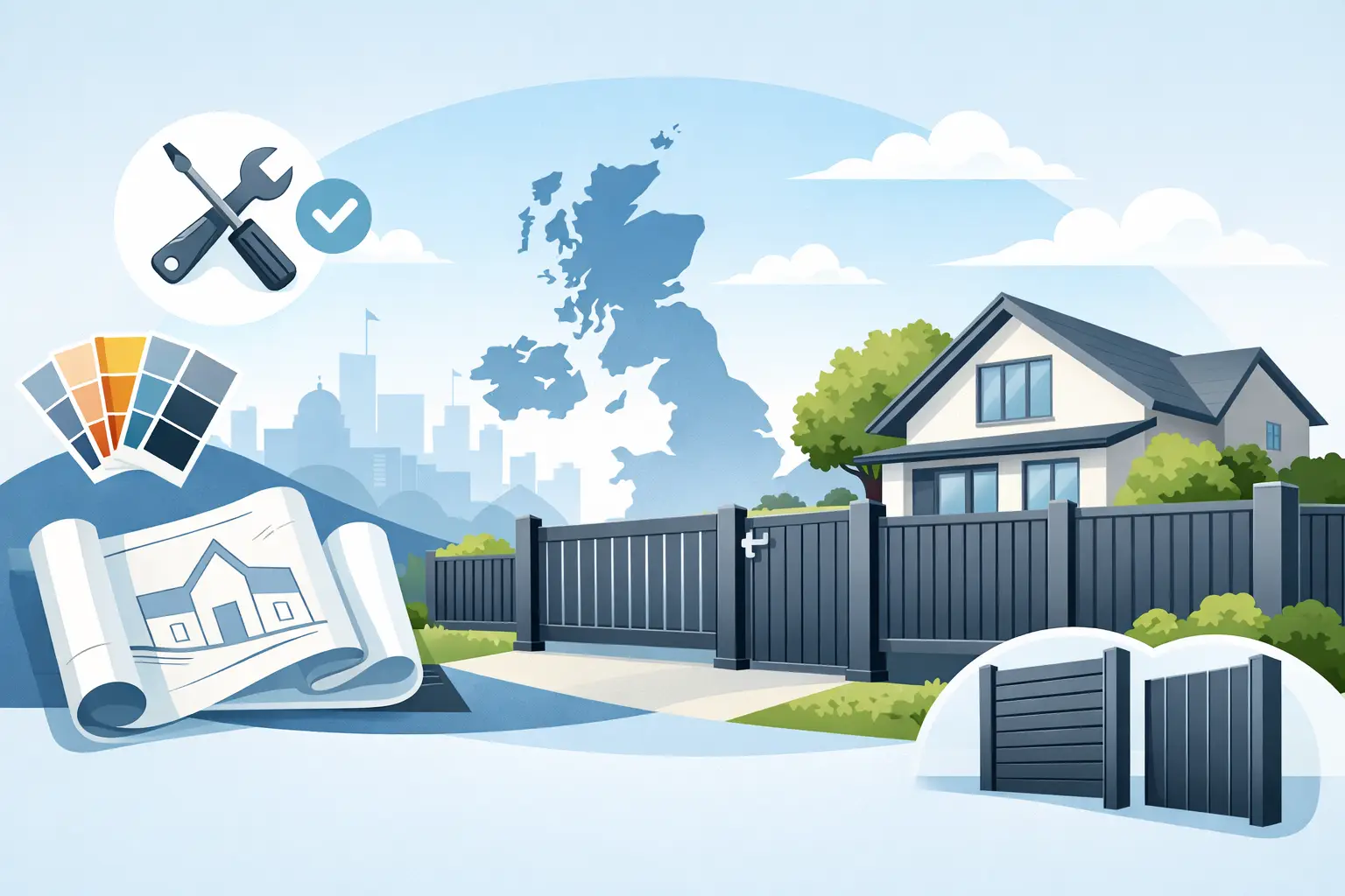 Aluminium Fencing Buyer Guide for UK Properties