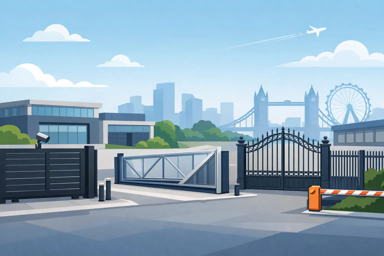 Best Gates for Commercial Properties in the UK