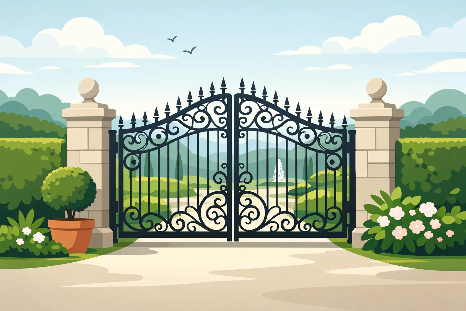 Choosing Ornate Aluminium Garden Gates