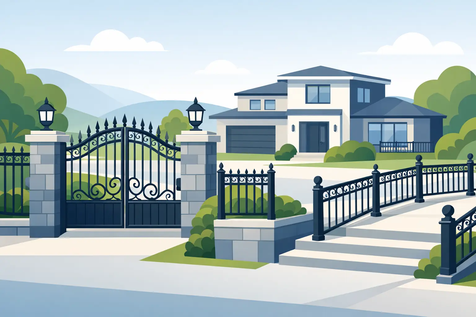Matching Gates and Railings for Your Property
