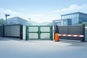 Best Commercial Gate Materials for UK Sites