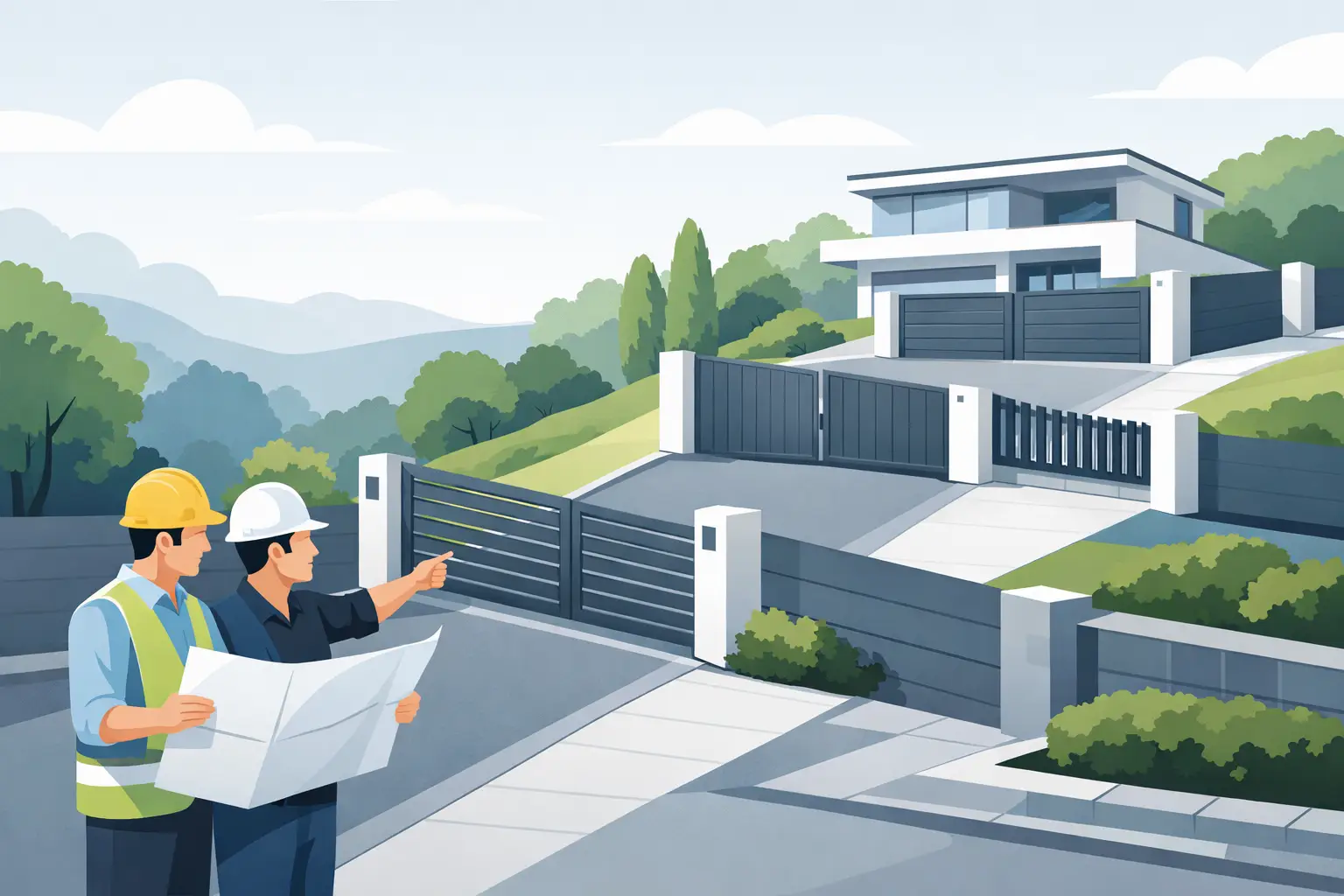 How Aluminium Gates for Slopes Should Be Planned