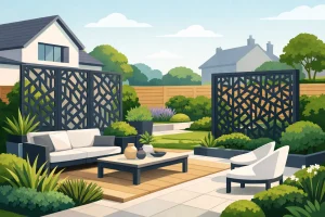 Privacy Aluminium Garden Screens for UK Homes