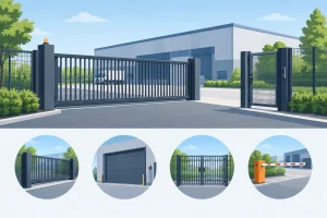 Best Commercial Gate Options for UK Sites