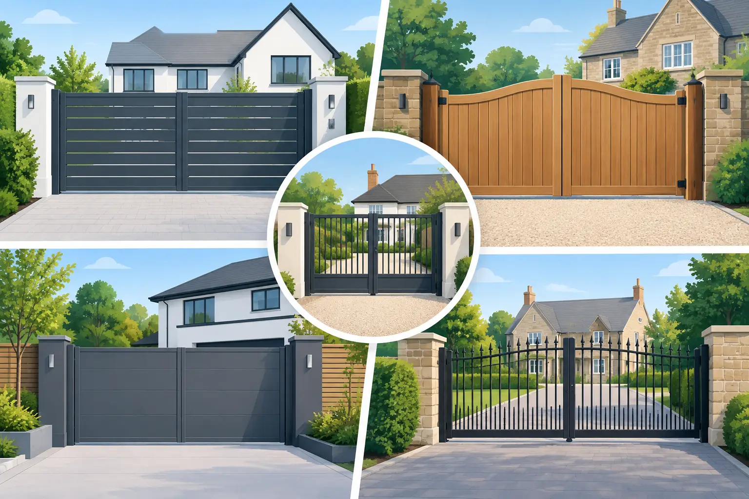 Driveway Gate Project Examples for UK Homes