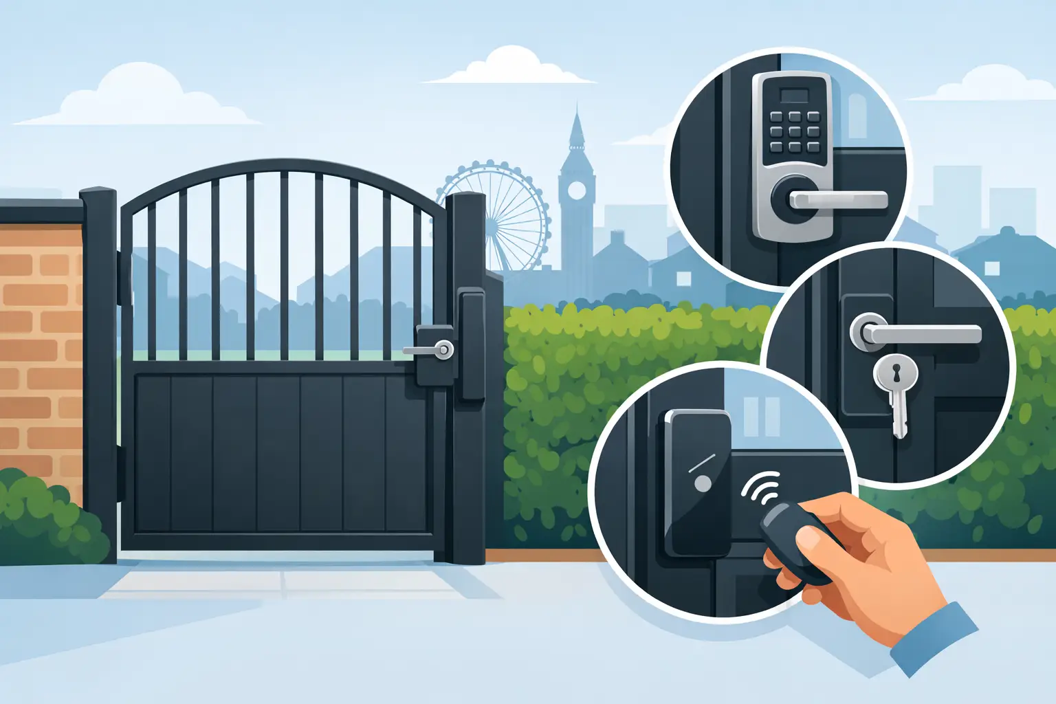 Pedestrian Gate Lock Options for UK Properties